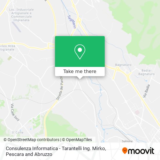 Consulenza Informatica - Tarantelli Ing. Mirko map