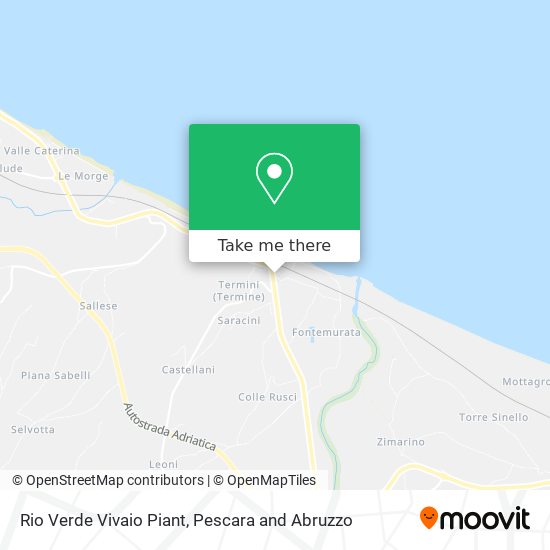 Rio Verde Vivaio Piant map
