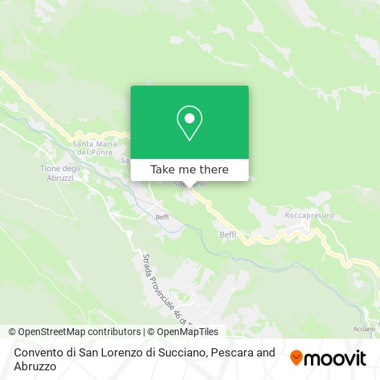 Convento di San Lorenzo di Succiano map