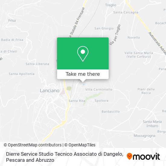 Dierre Service Studio Tecnico Associato di Dangelo map