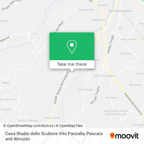 Casa-Studio dello Scultore Vito Pancella map
