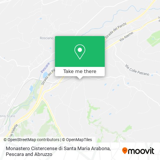 Monastero Cistercense di Santa Maria Arabona map