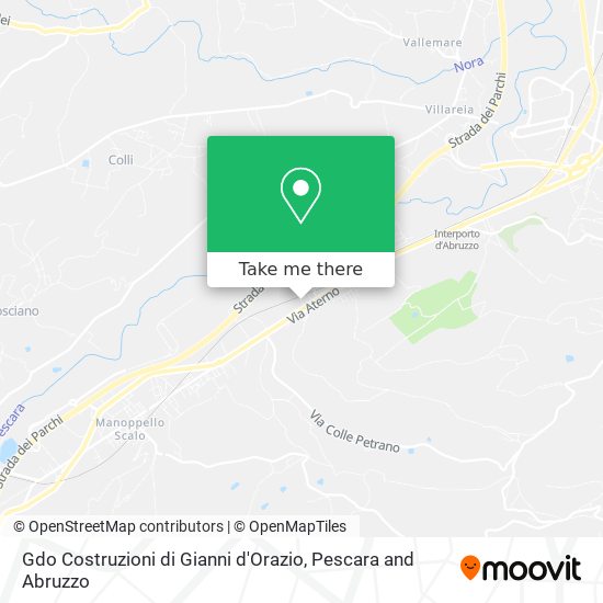 Gdo Costruzioni di Gianni d'Orazio map