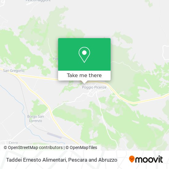 Taddei Ernesto Alimentari map