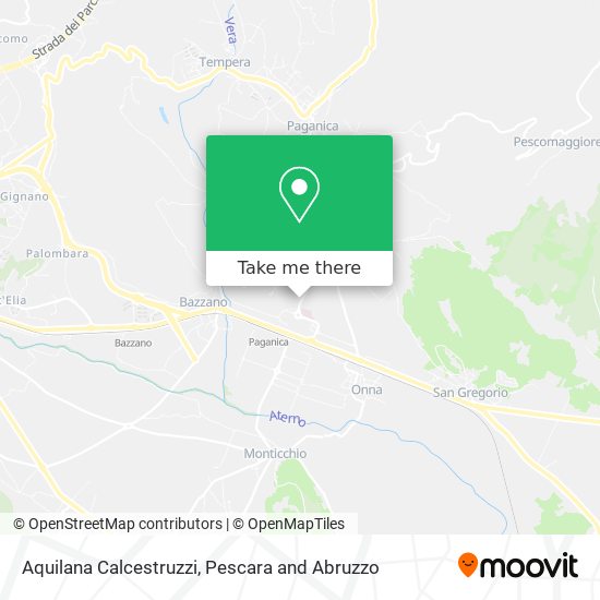 Aquilana Calcestruzzi map