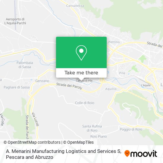 A. Menarini Manufacturing Logistics and Services S map