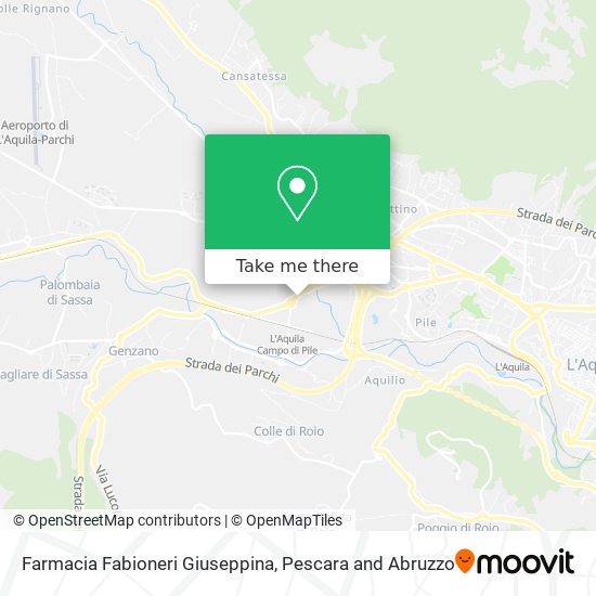 Farmacia Fabioneri Giuseppina map