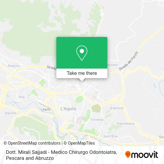Dott. Mirali Sajjadi - Medico Chirurgo Odontoiatra map