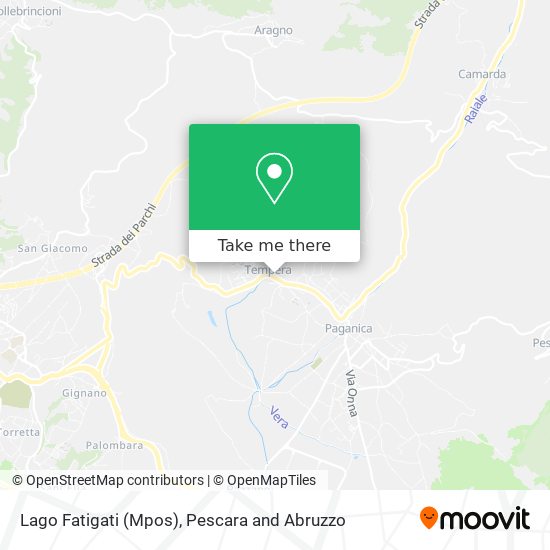 Lago Fatigati (Mpos) map