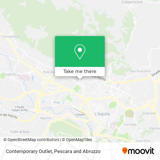 Contemporary Outlet map