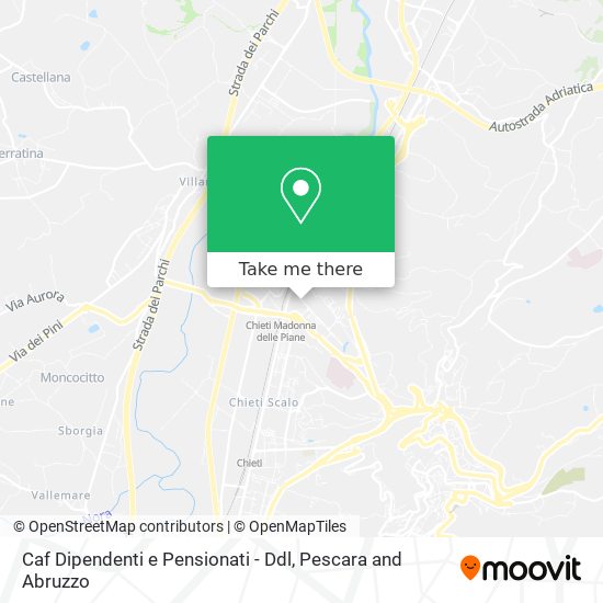 Caf Dipendenti e Pensionati - Ddl map