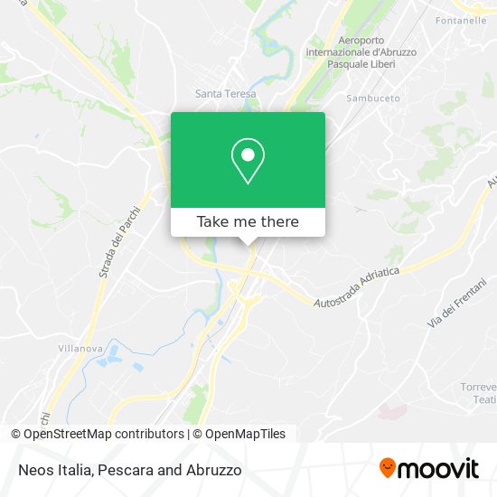 Neos Italia map