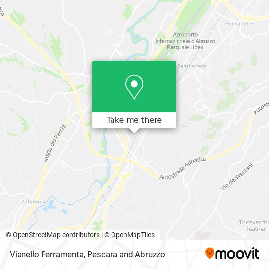Vianello Ferramenta map