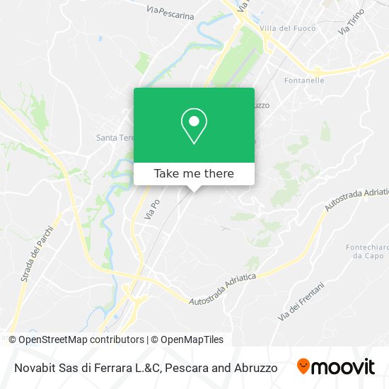 Novabit Sas di Ferrara L.&C map