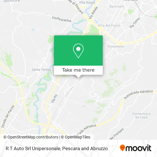 R T Auto Srl Unipersonale map