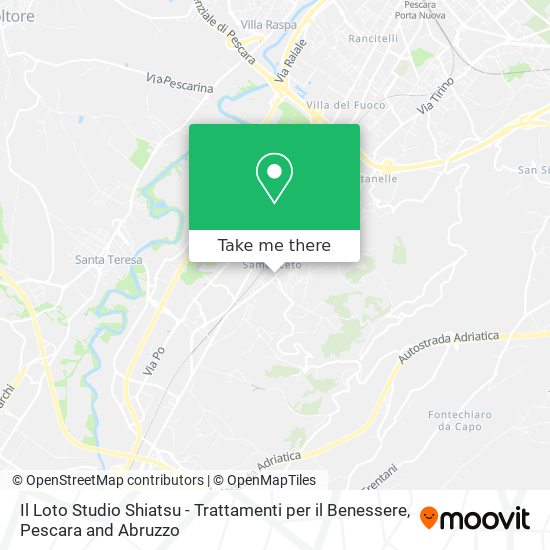 Il Loto Studio Shiatsu - Trattamenti per il Benessere map