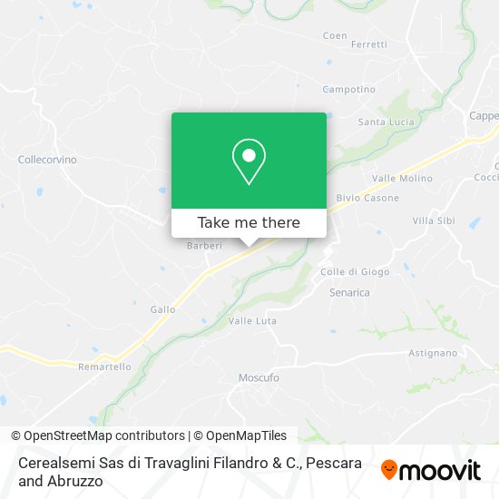Cerealsemi Sas di Travaglini Filandro & C. map