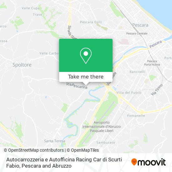 Autocarrozzeria e Autofficina Racing Car di Scurti Fabio map