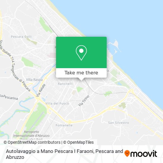 Autolavaggio a Mano Pescara I Faraoni map