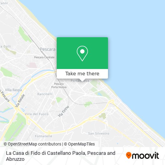 La Casa di Fido di Castellano Paola map