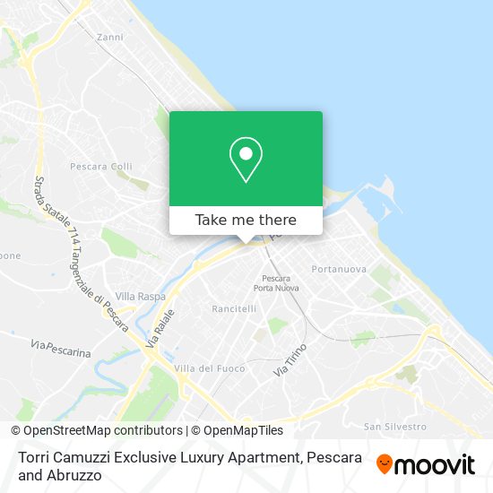 Torri Camuzzi Exclusive Luxury Apartment map
