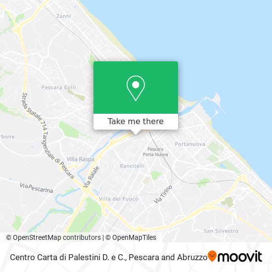 Centro Carta di Palestini D. e C. map