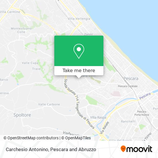 Carchesio Antonino map