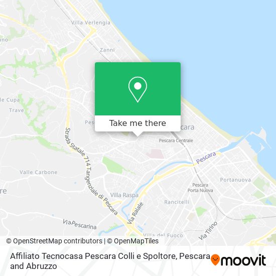Affiliato Tecnocasa Pescara Colli e Spoltore map