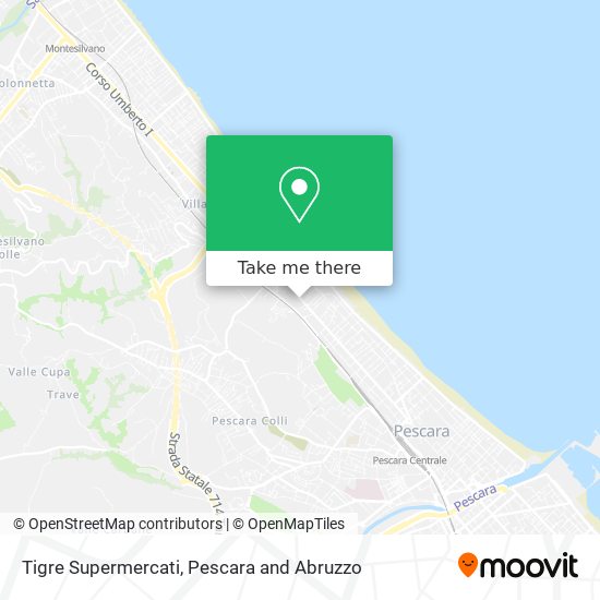 Tigre Supermercati map