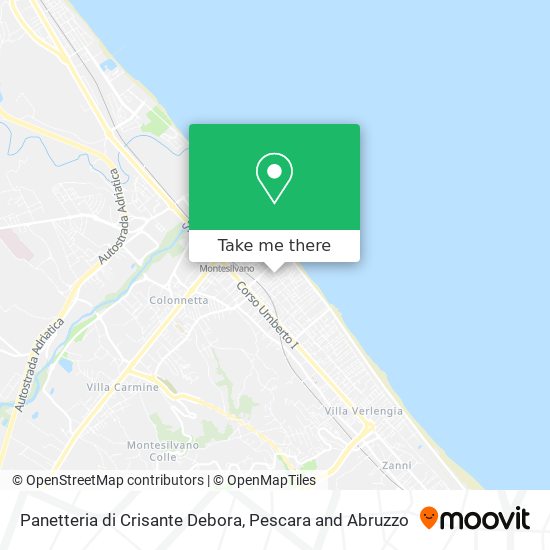 Panetteria di Crisante Debora map
