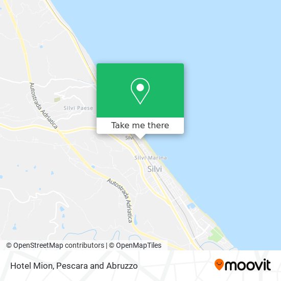 Hotel Mion map