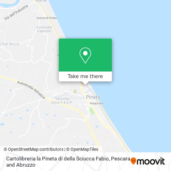 Cartolibreria la Pineta di della Sciucca Fabio map