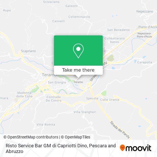 Risto Service Bar GM di Capriotti Dino map