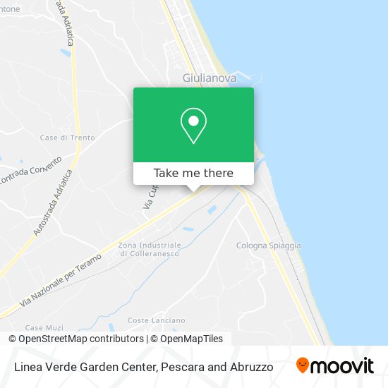 Linea Verde Garden Center map