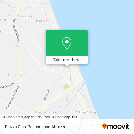 Piazza Cina map