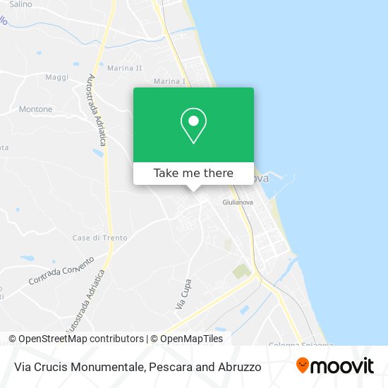 Via Crucis Monumentale map