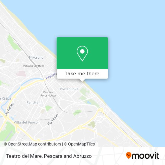 Teatro del Mare map