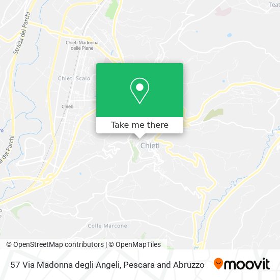 57 Via Madonna degli Angeli map