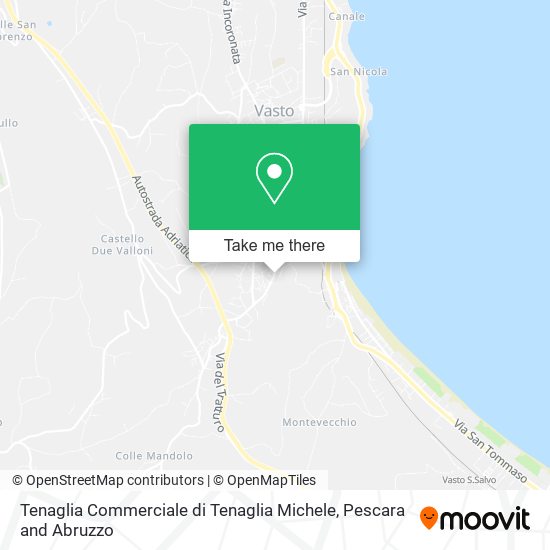 Tenaglia Commerciale di Tenaglia Michele map
