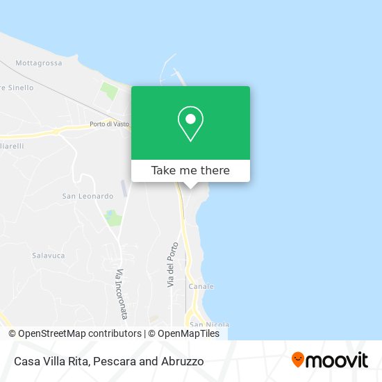 Casa Villa Rita map