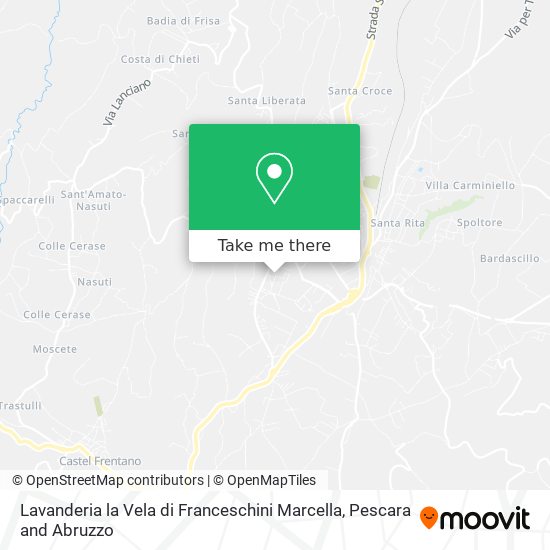Lavanderia la Vela di Franceschini Marcella map
