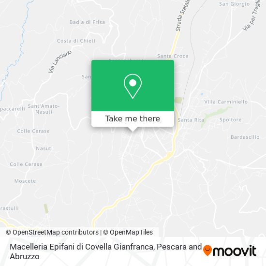 Macelleria Epifani di Covella Gianfranca map