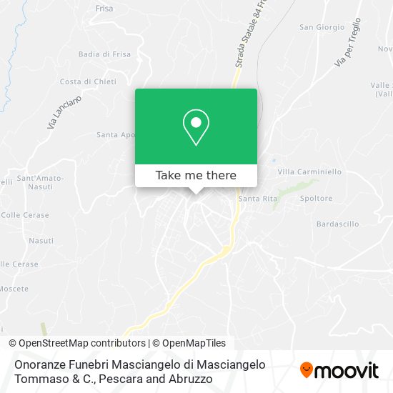 Onoranze Funebri Masciangelo di Masciangelo Tommaso & C. map