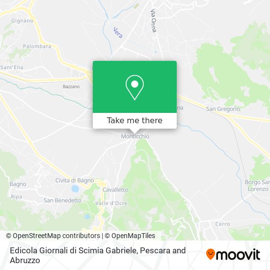 Edicola Giornali di Scimia Gabriele map