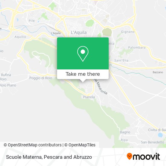 Scuole Materna map