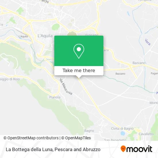 La Bottega della Luna map