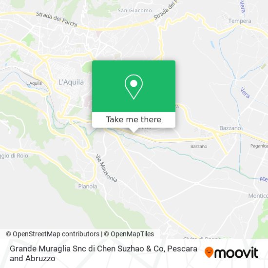 Grande Muraglia Snc di Chen Suzhao & Co map