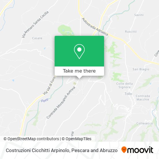Costruzioni Cicchitti Arpinolo map