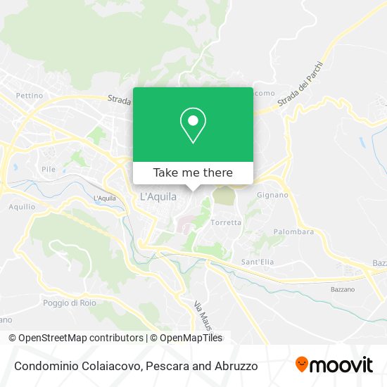 Condominio Colaiacovo map