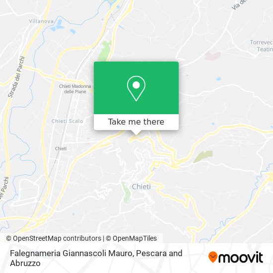 Falegnameria Giannascoli Mauro map